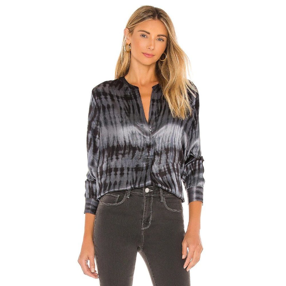 Rails Pearl Top in Black Tide